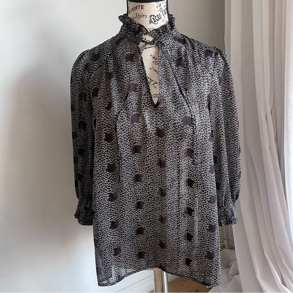 Ba&sh Ruffled Relaxed Blouse - Picture 2 of 9